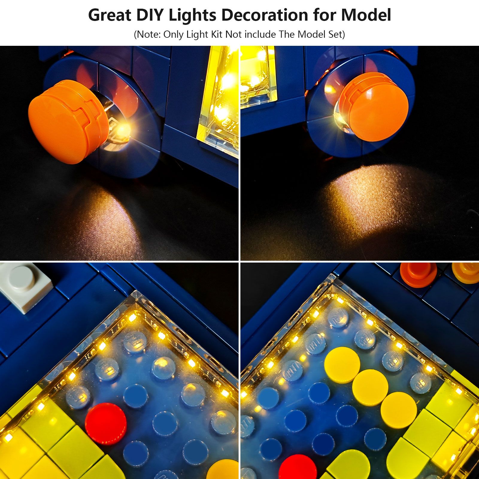 LYBMTWF LED Lighting Kit Compa - مراجعة Gaming Console Lego وسعره