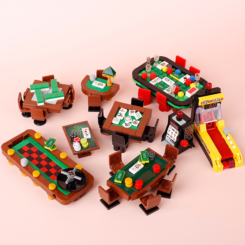 MOC City Poker Table Building  - مراجعة Gaming Console Lego وسعره