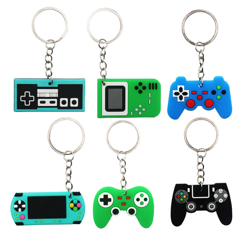 6/12PCS PVC Keychain Gamepad G - مراجعة Gaming Console Keychain وسعره