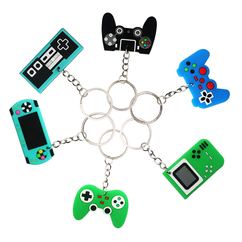 6/12PCS PVC Keychain Gamepad G - مراجعة Gaming Console Keychain وسعره