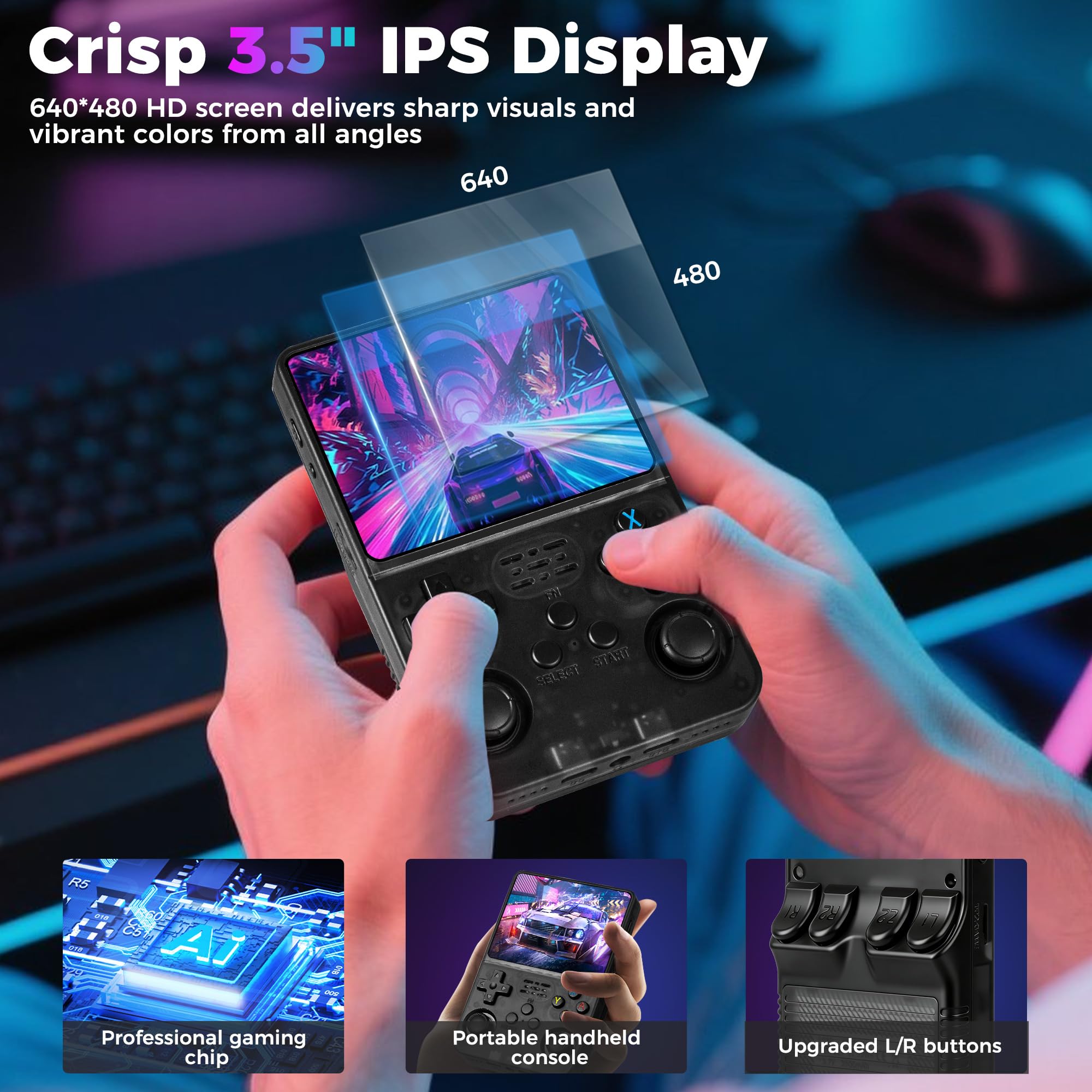 R36S Retro Handheld Game Conso - مراجعة Gaming Console Kids وسعره