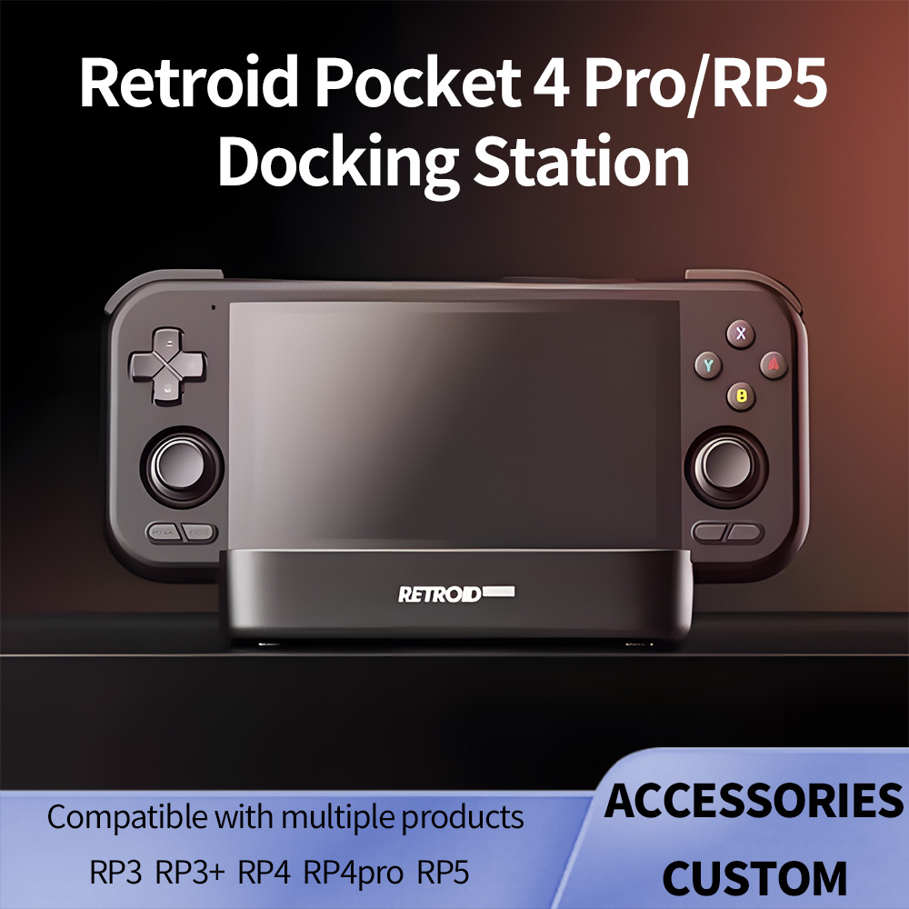 Retroid Pocket 5 Docking Stati - مراجعة Gaming Console Mini وسعره