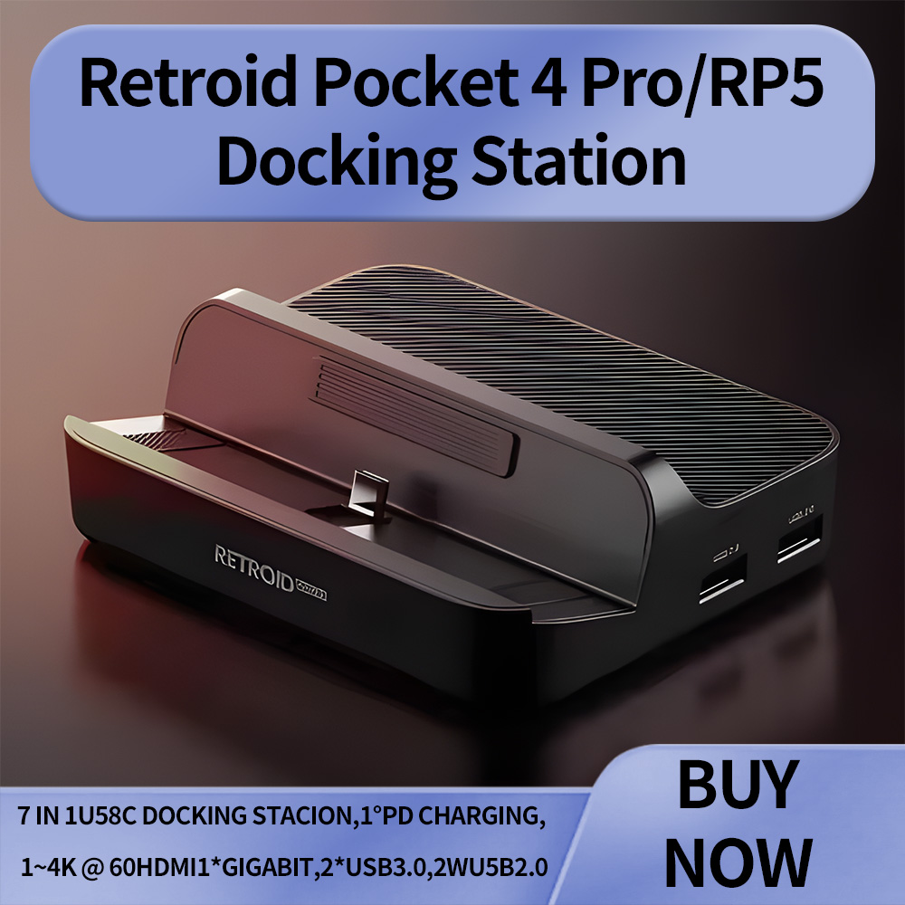 Retroid Pocket 5 Docking Stati - مراجعة Gaming Console Mini وسعره