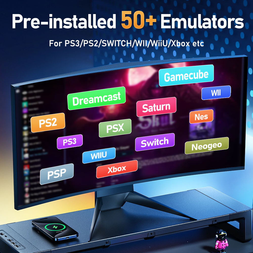 500G Retro Gaming HDD Video Ga - مراجعة Gaming Console Os وسعره