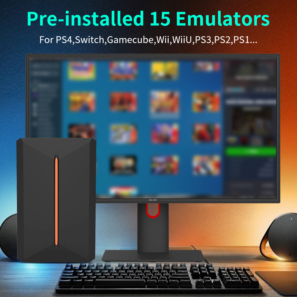 Launchbox OS 500GB Portable Ga - مراجعة Gaming Console Os وسعره
