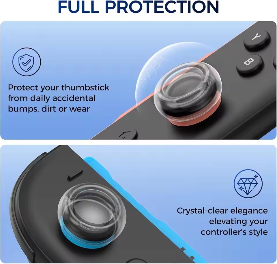 Joystick Caps for Switch 2 Con - مراجعة Thumb Grip Joystick وسعره
