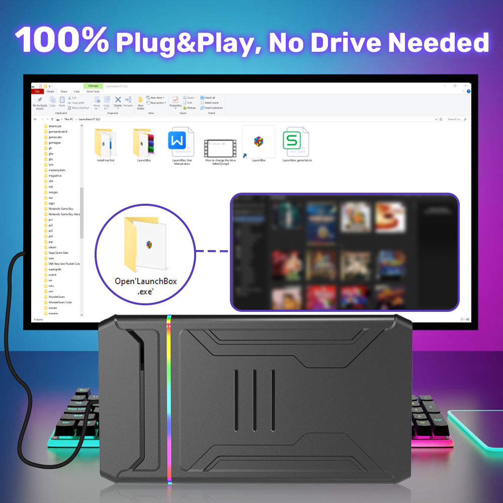 Launchbox OS 3T Gaming HDD for - مراجعة Gaming Console Os وسعره