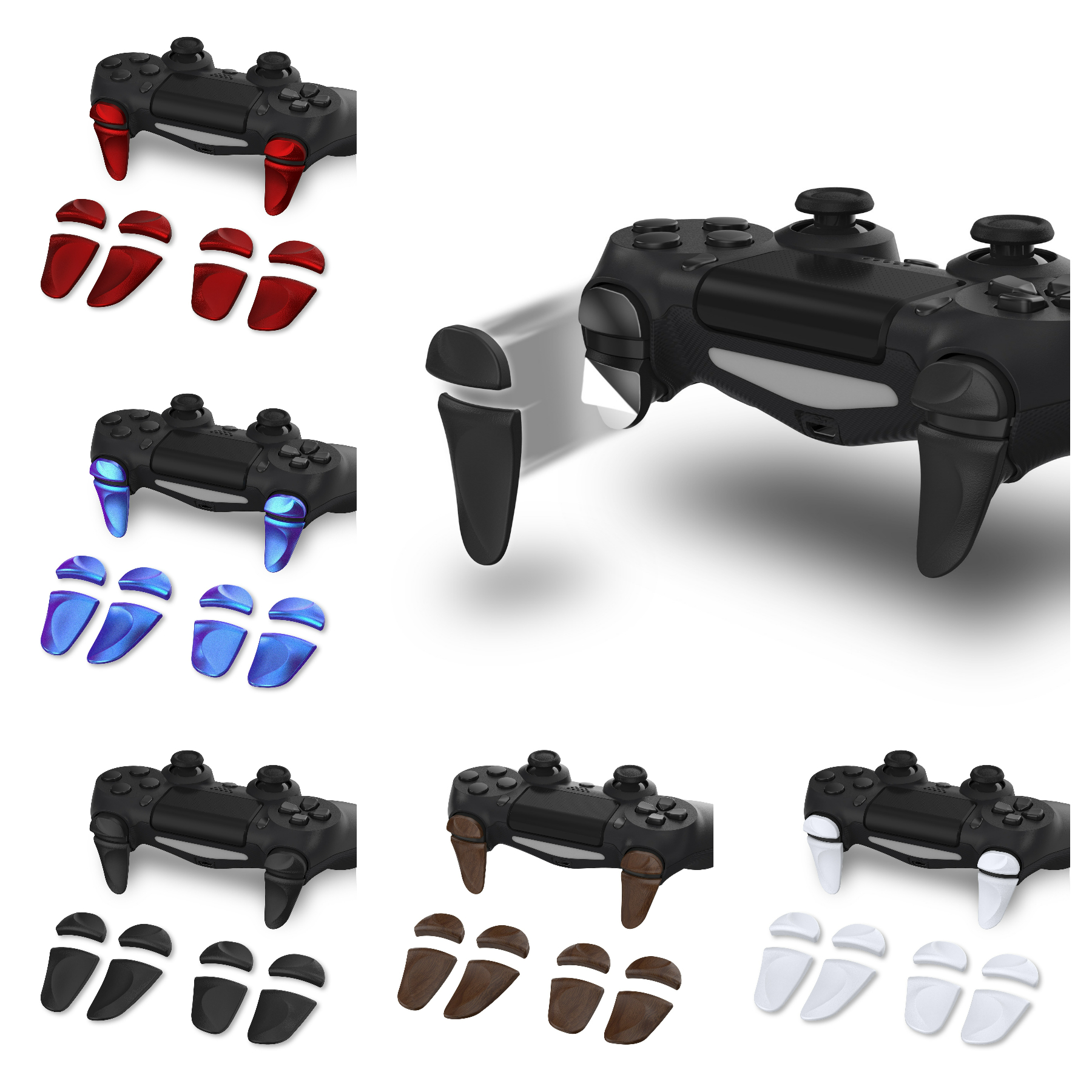 PlayVital 2 Pair Shoulder Butt - مراجعة Trigger Extender Button وسعره